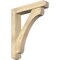 Ekena Millwork Legacy Craftsman Rough Sawn Bracket w/ Offset Brace, Douglas Fir, 6"W x 30"D x 36"H BKT0604X30X36LEC04RDF - alternate 1